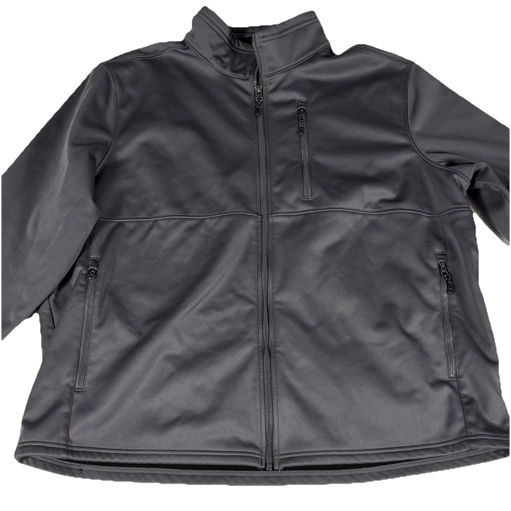 SWISS TECH Jacket Men's 2XL Grey 50-52‎ Full Zip Pockets Lined